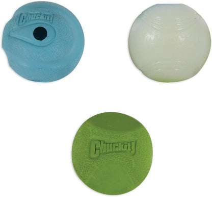 Chuckit! Fetch Medley Assorted Small 4.8cm 3 Pack