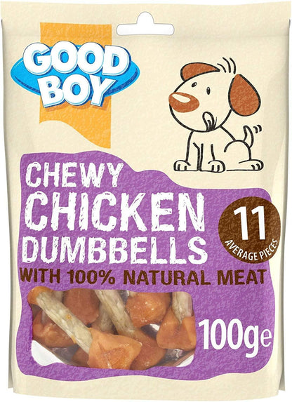 Good Boy Chicken Dumbbells 100g