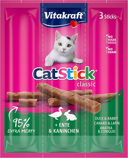 Vitakraft Cat Sticks Mini Duck & Rabbit 3pcs