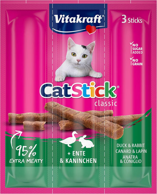 Vitakraft Cat Sticks Mini Duck & Rabbit 3pcs