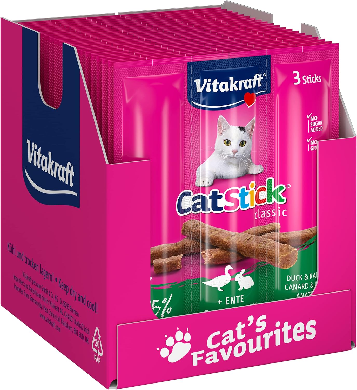 Vitakraft Cat Sticks Mini Duck & Rabbit 3pcs