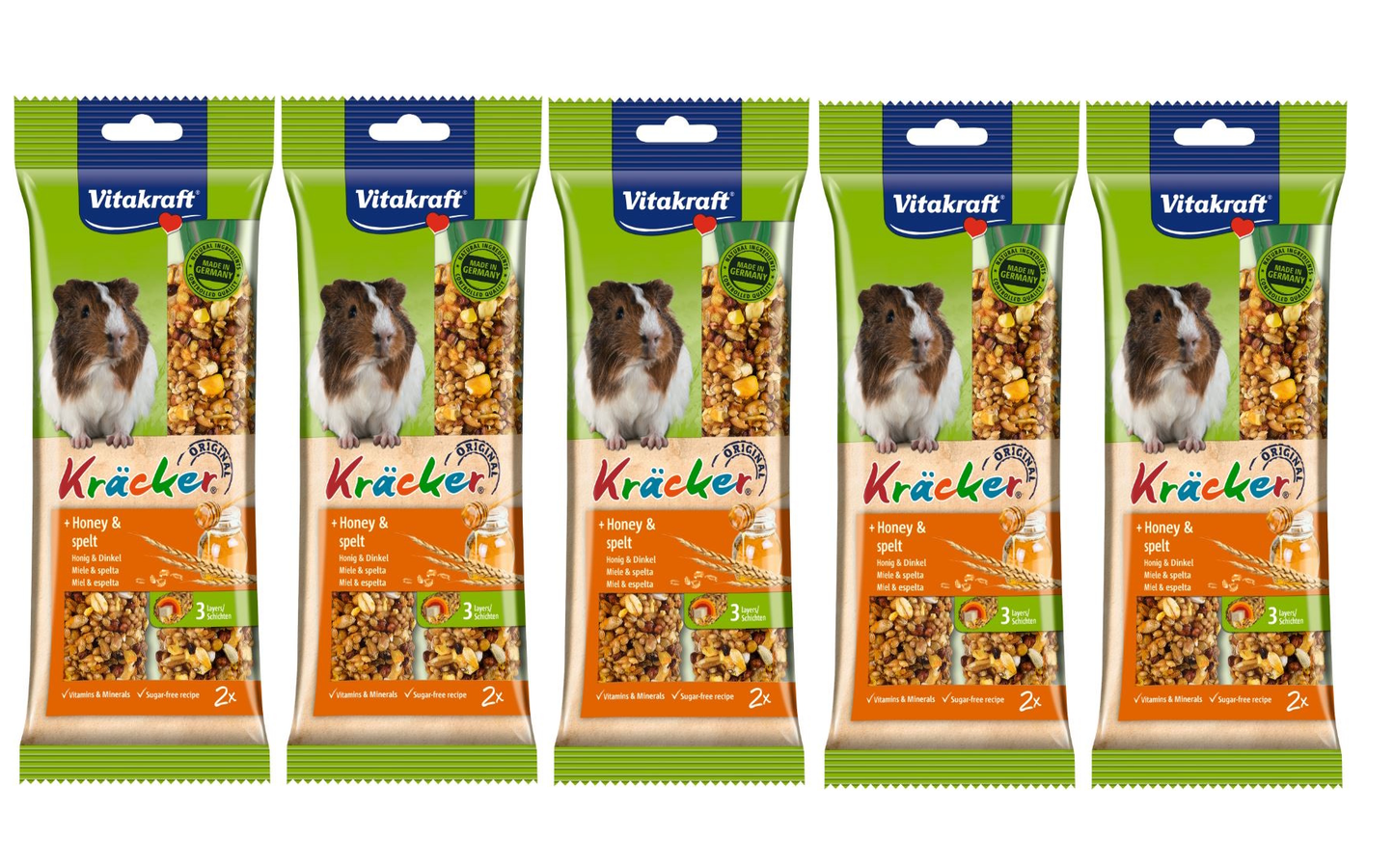 Vitakraft Guineapig Sticks Honey & Spelt 2pcs