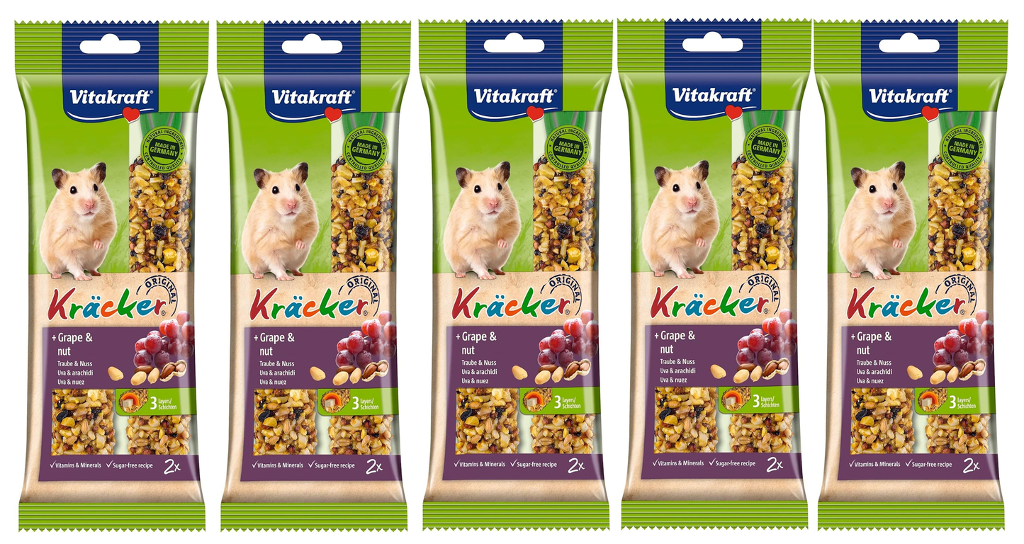 Vitakraft Hamster Grape & Nut Sticks 2pcs