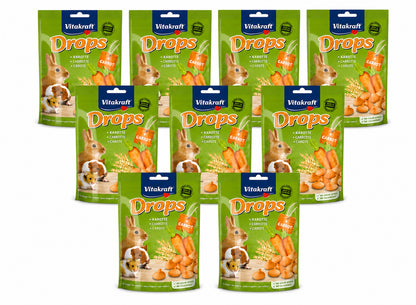 Vitakraft Carrot Small Animal Drops 75g