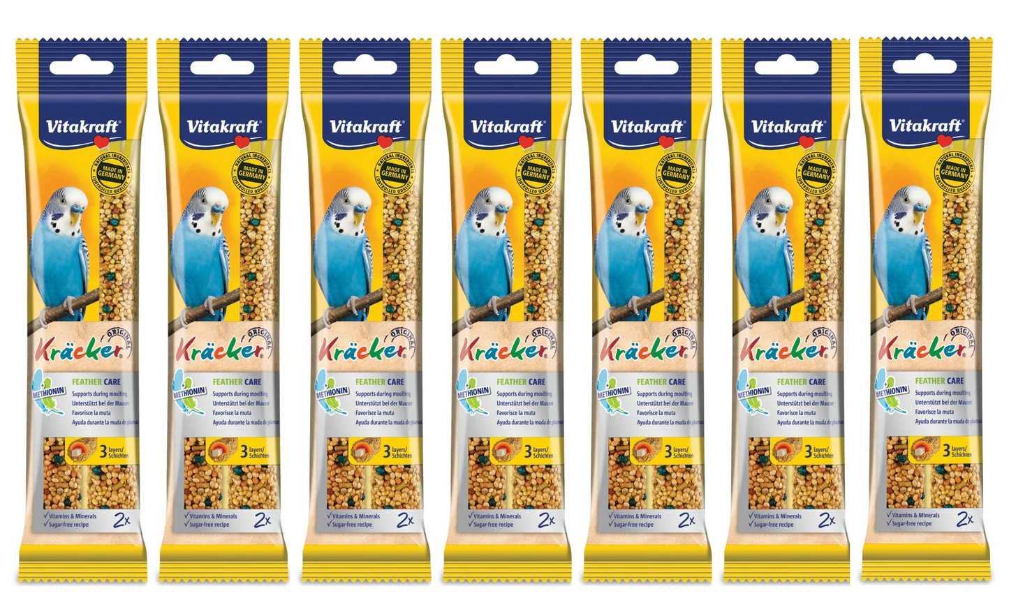 Vitakraft Budgie Sticks Feather Care Twin 2pcs