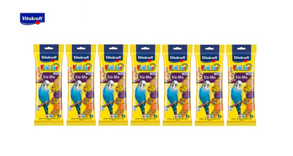 Vitakraft Trio Mix Budgie Kracker Sticks Egg Apricot & Honey Triple Pack