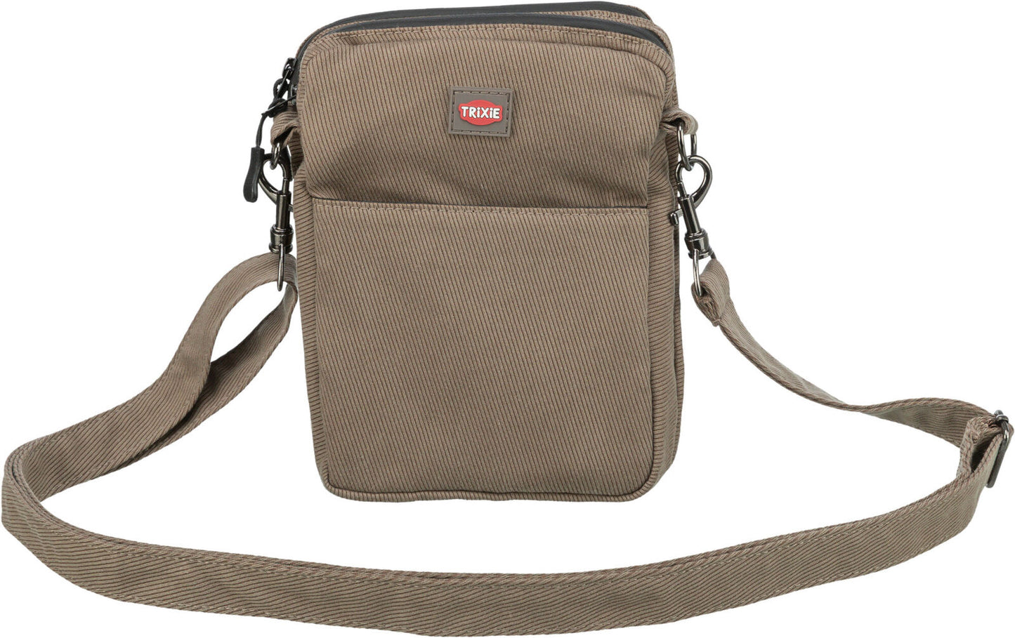 Trixie Corduroy Snack Bag Brown 16 x 21 cm