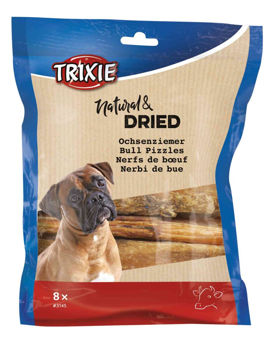 Trixie Natural Dried Bulls Pizzle 8pcs 100g