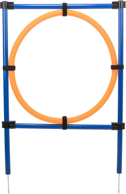 Trixie Fun Agility Ring, Plastic, 115 x 3 cm Blue/Orange