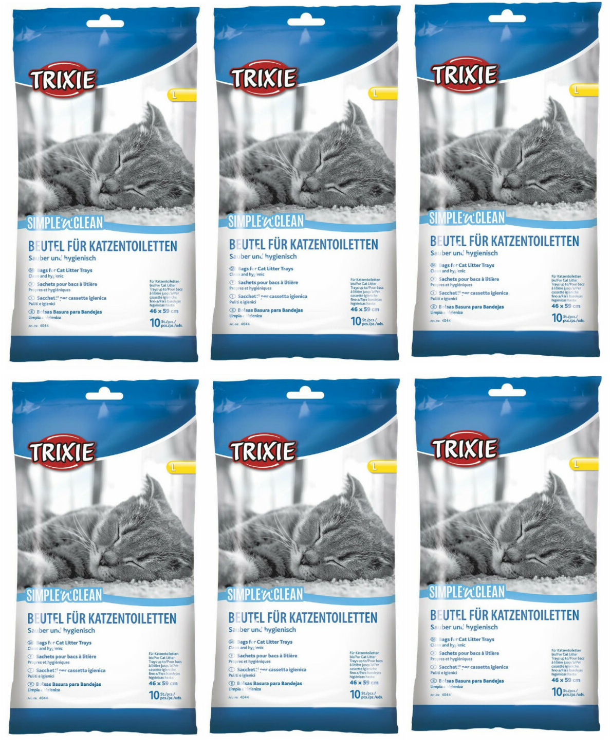 Trixie Cat Litter Tray Liners 46 x 59cm 10pcs