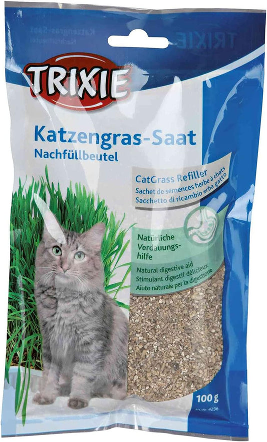 Trixie Cat Grass Refill Bag 100g