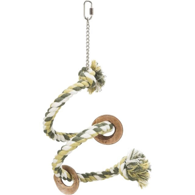 Trixie Spiral Rope Perch Parakeet 50cm