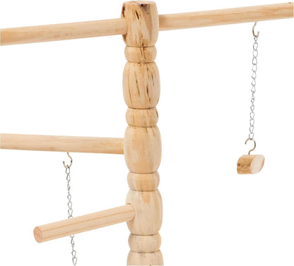 Trixie Spielplatz Parakeet Wooden Play Stand 40 x 53 x 40cm
