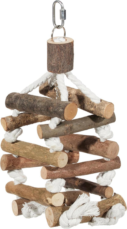 Trixie Natural Living Tower with Ropes 34cm – Small Pet Climbing Toy