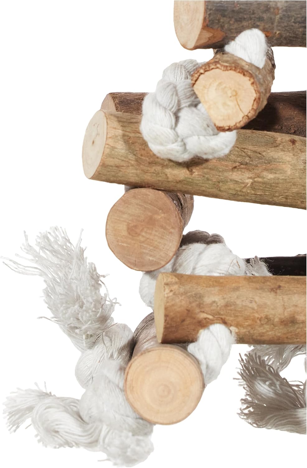 Trixie Natural Living Tower with Ropes 34cm – Small Pet Climbing Toy