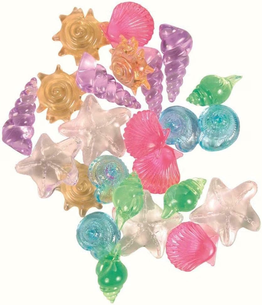 Trixie Crystal Shells Aquarium 24 Pieces