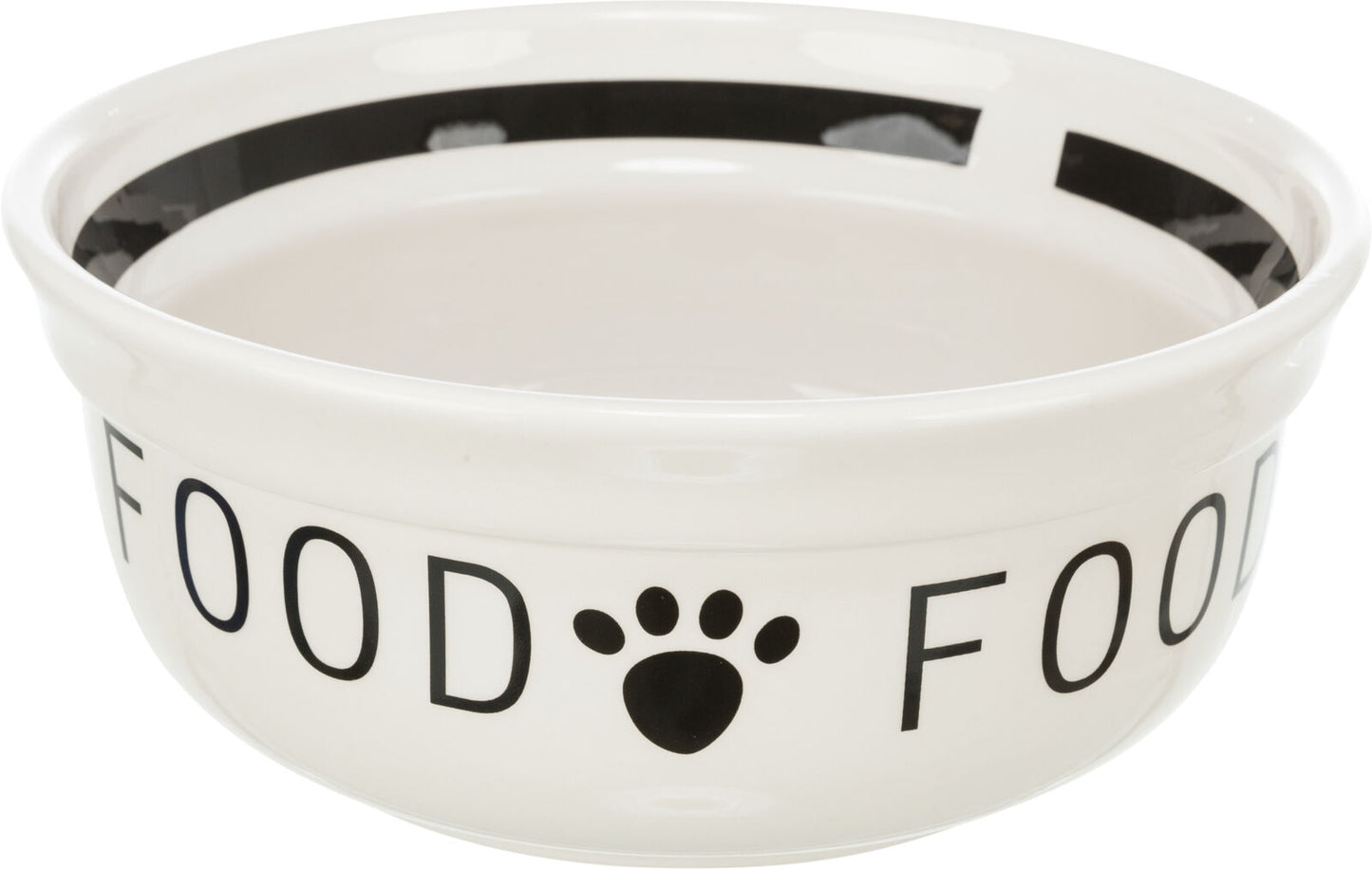Trixie Eat On Feet Ceramic Cat Bowl Set White Bowls