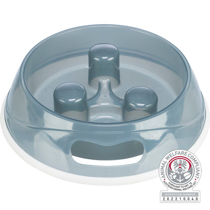 Trixie Slow Feed Dog Bowl 0.9ltr Assorted Colours