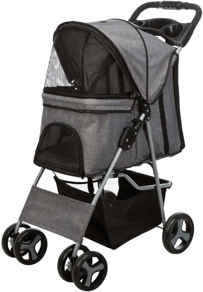 Trixie Pet Buggy Grey A47 x 100 x 80cm