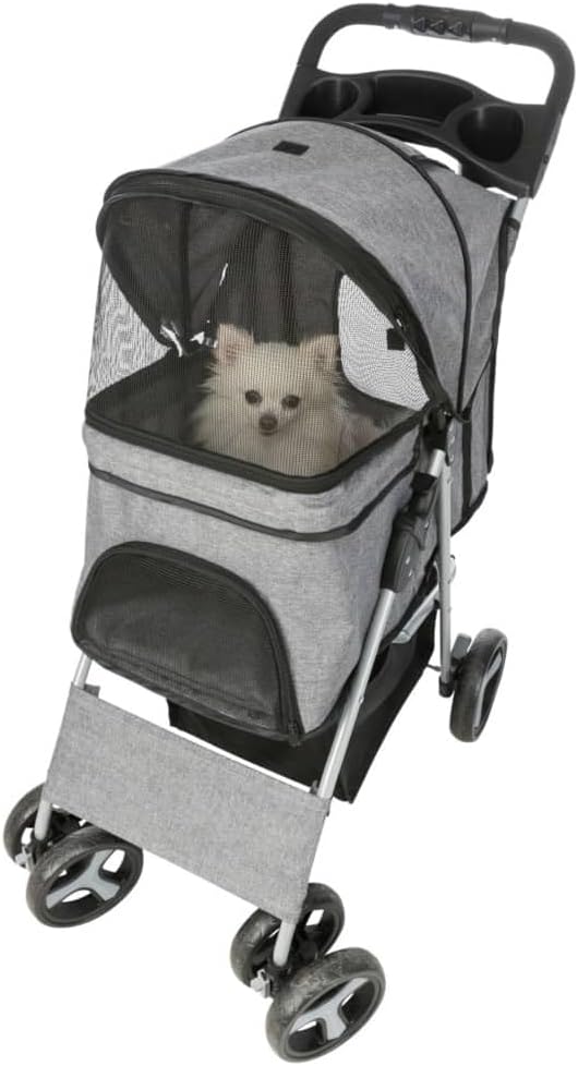 Trixie Pet Buggy Grey A47 x 100 x 80cm