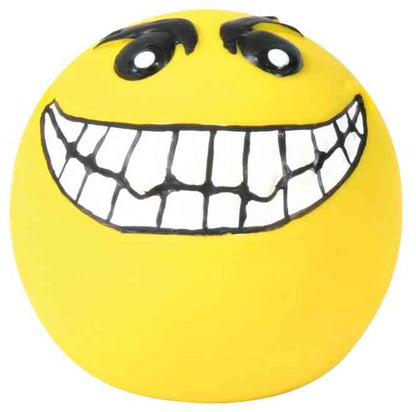 Trixie Latex Smiley Face Ball