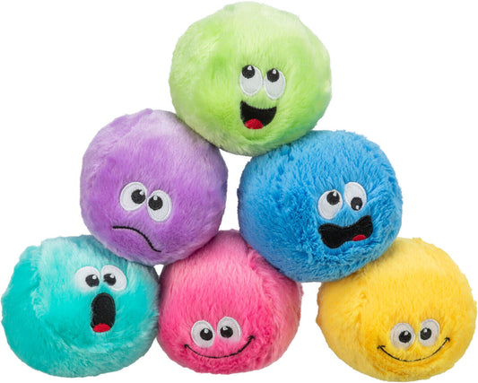 1x Trixie Plush Recycled Ball 10cm, Assorted