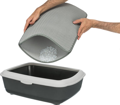 Trixie Cat Litter Tray Sieve Mat Grey 40 x 55cm