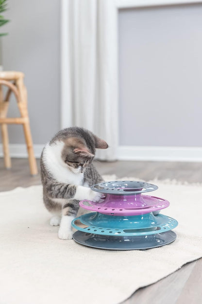 Trixie Catch the Balls Cat Toy – 3 Tier Interactive Play Tower