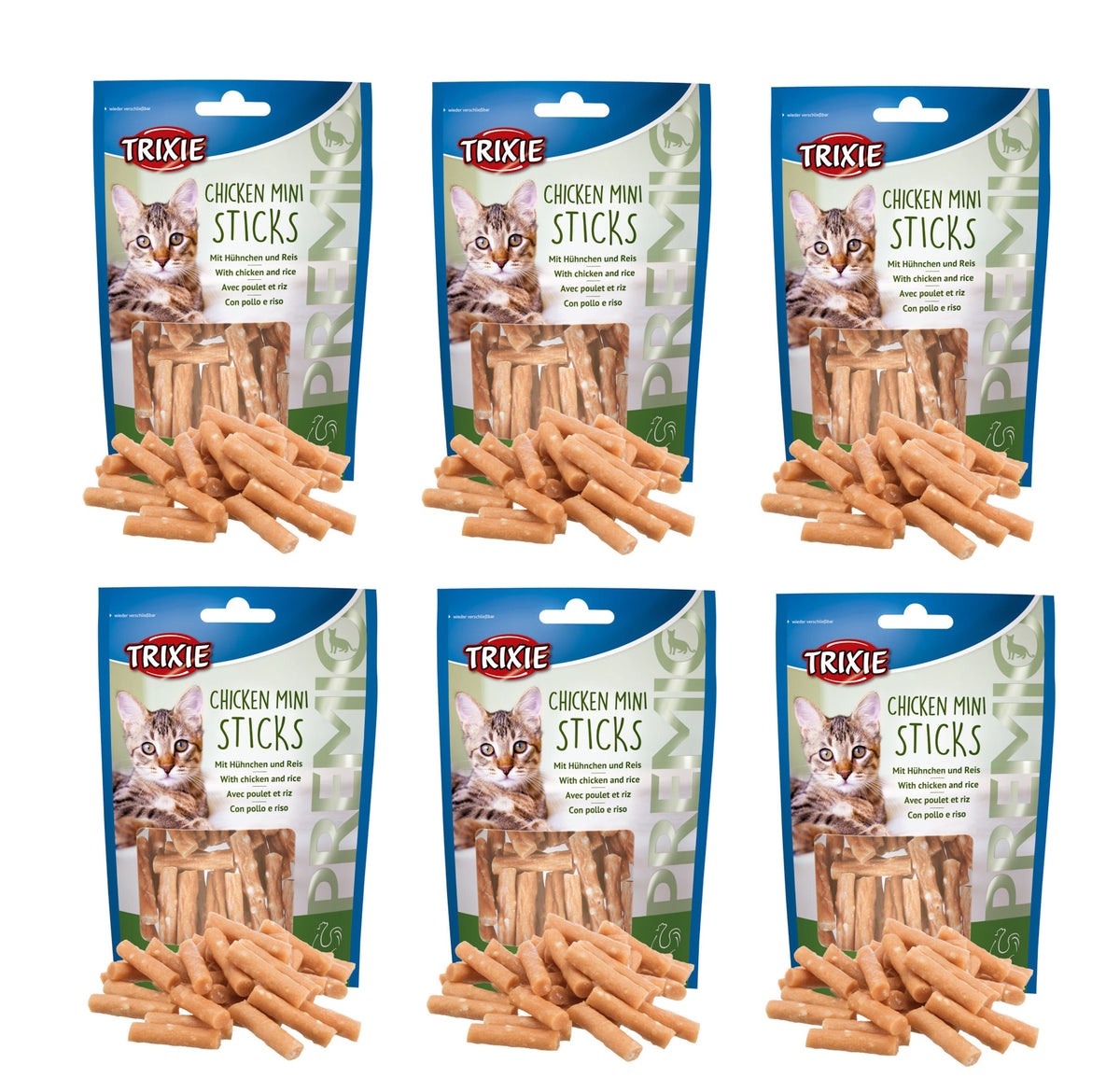 Trixie Premio Chicken Mini Sticks Cat Treats 50g