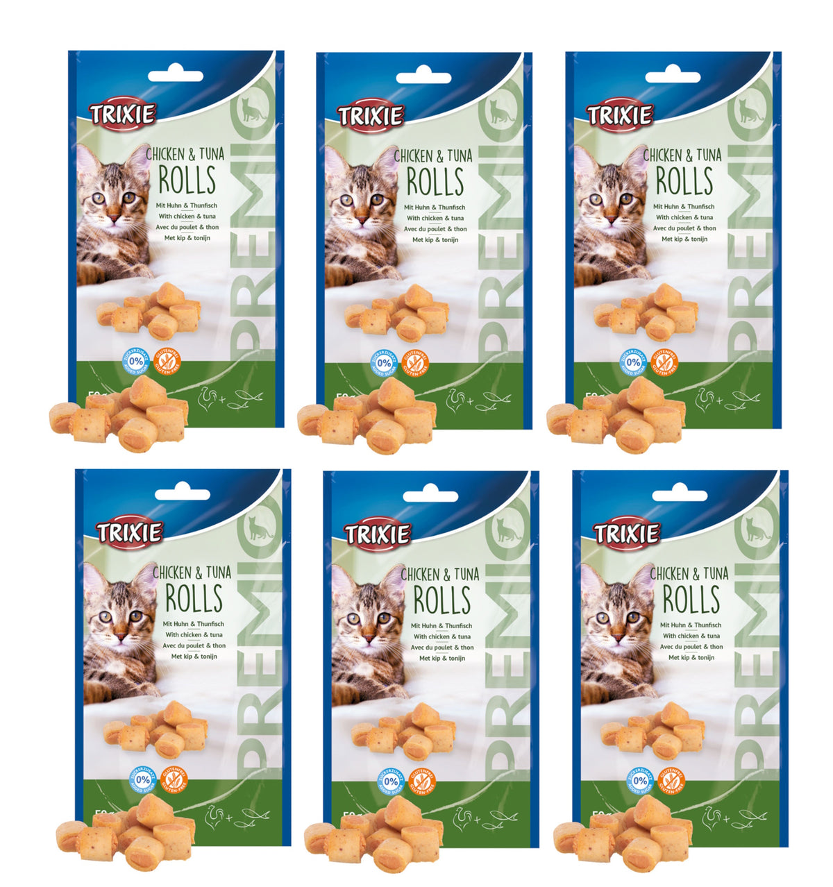Trixie Premio Chicken & Tuna Roll 50g Cat Treats