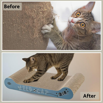 Trixie Wild Cat Cardboard Cat Scratching Mat 41 x 7 x 24cm