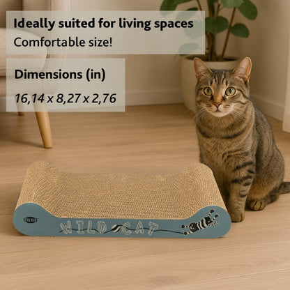 Trixie Wild Cat Cardboard Cat Scratching Mat 41 x 7 x 24cm