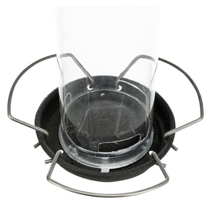 Trixie Hanging Bird Seed Feeder Hammertone Black Metal
