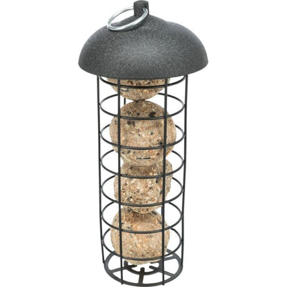 Trixie Hanging Fat ball Feeder Hammertone Black Metal
