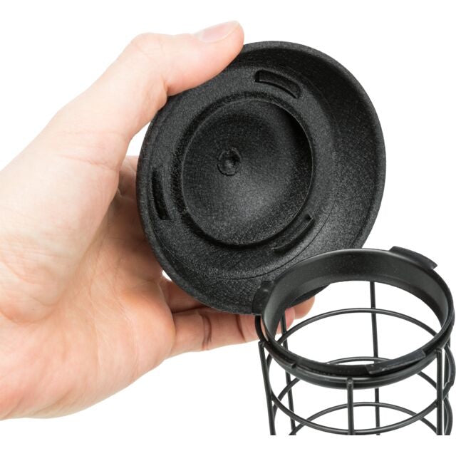 Trixie Hanging Fat ball Feeder Hammertone Black Metal