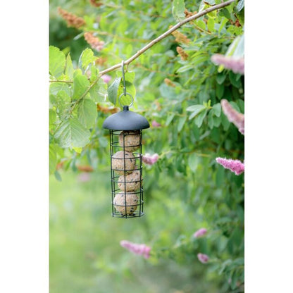 Trixie Hanging Fat ball Feeder Hammertone Black Metal