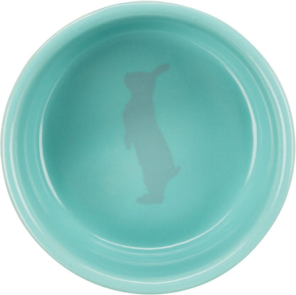 Trixie Ceramic Rabbit Motif Bowl 250ml 11cm