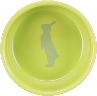 Trixie Ceramic Rabbit Motif Bowl 250ml 11cm