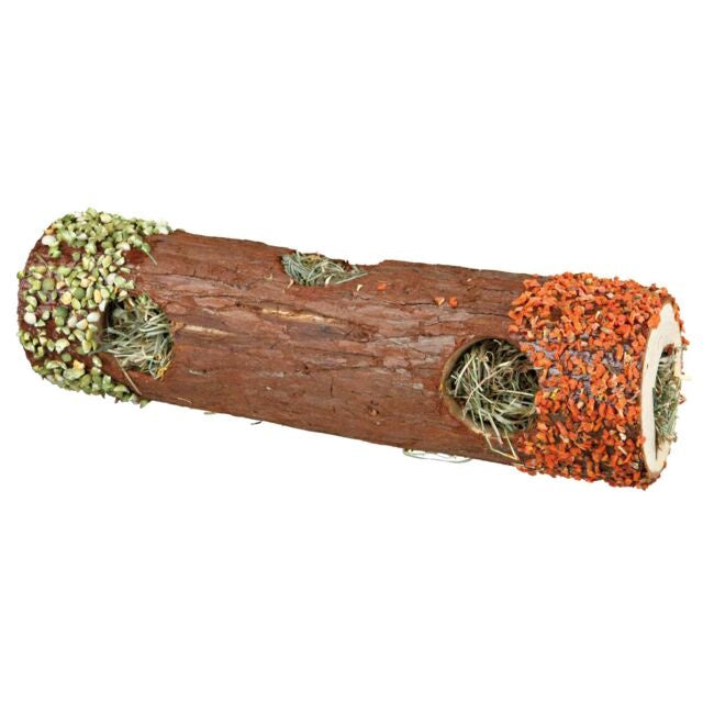 Trixie Wooden Tunnel With Hay For Small Animals 9 x 30cm 35g