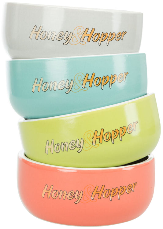 Trixie Honey & Hopper Ceramic Bowl 250ml