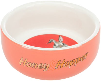 Trixie Honey & Hopper Ceramic Bowl 250ml