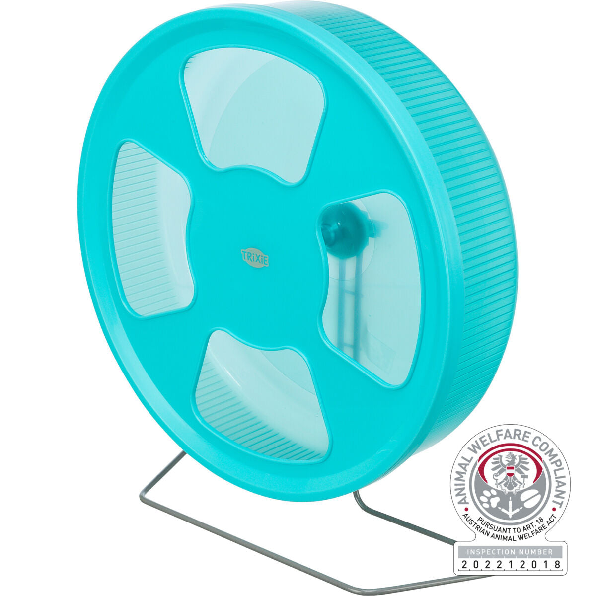 Trixie Plastic Rodent Wheel 33cm 13" Assorted Colours