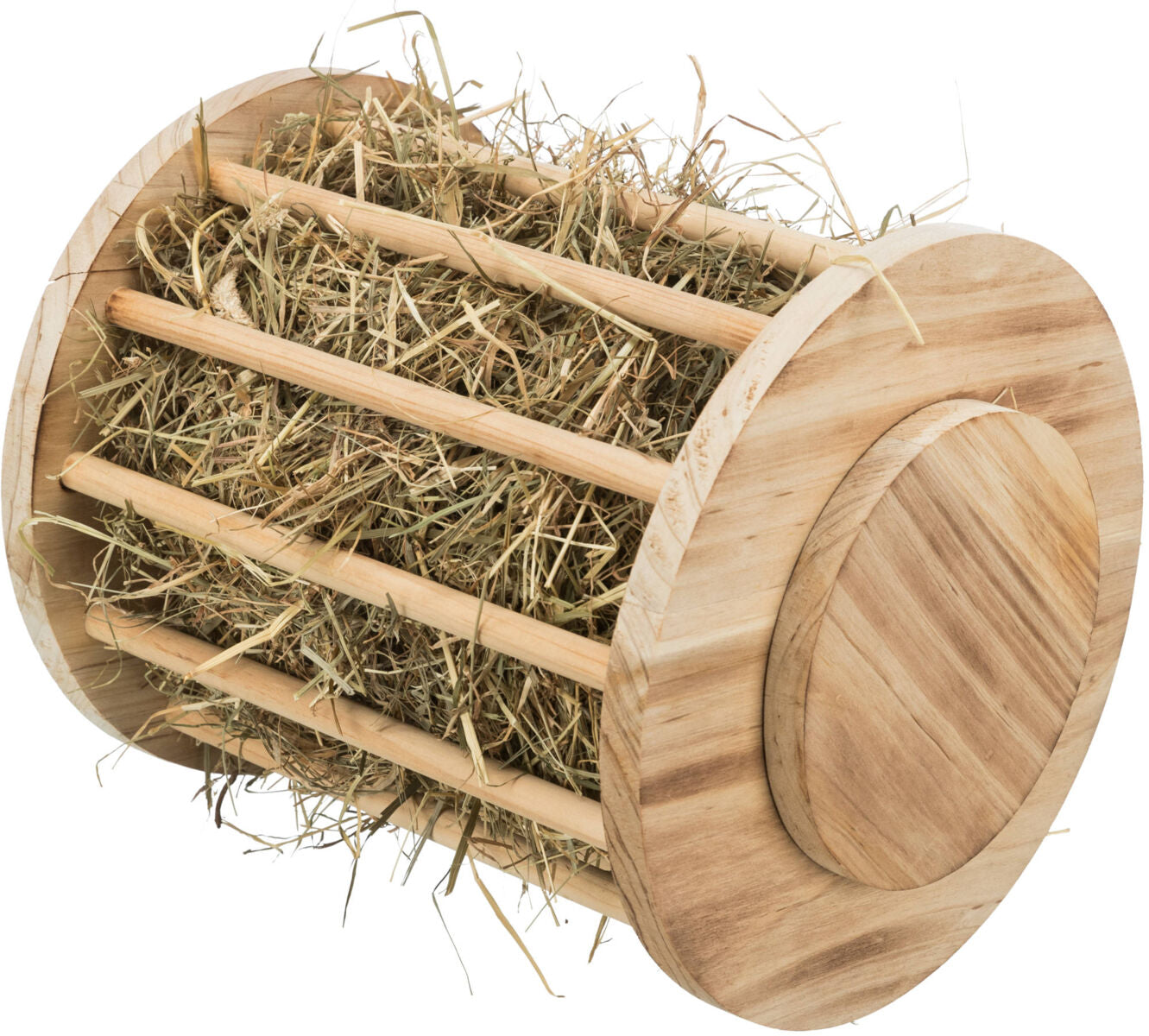 Trixie Large Flamed Wooden Hay Manger With Lid