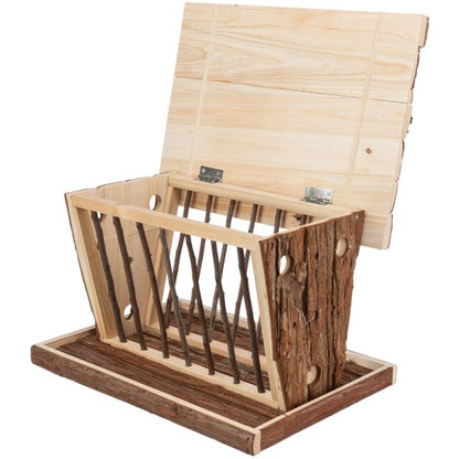 Trixie Free Standing Wooden Hay Manger 40 x 22 x 30cm