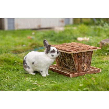 Trixie Free Standing Wooden Hay Manger 40 x 22 x 30cm