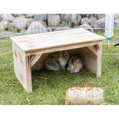 Trixie Natural Flamed Wood Shelter 50 x 26 x 31cm