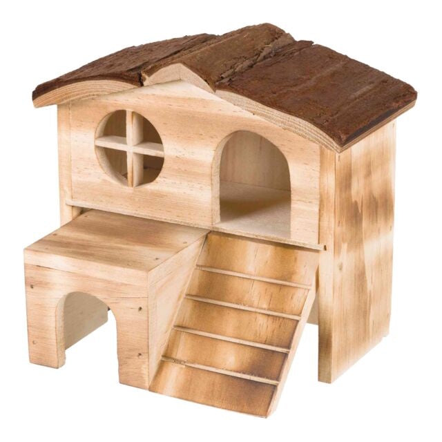 Trixie Natural Wood Kasja House For Mice  18 x 16 x 12cm