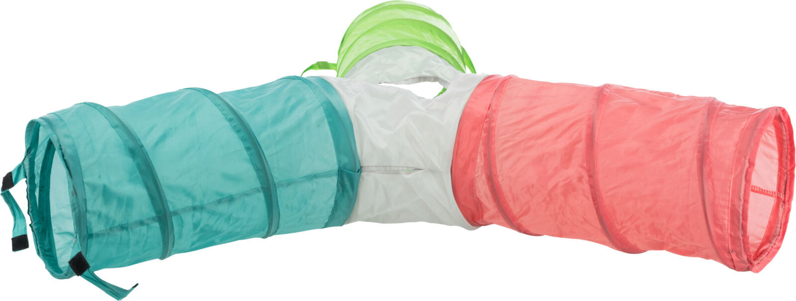 Triangular Prism Rabbit Tunnel Trixie 3 Way Rabbit Tunnel Foldable Play Tunnel for Rabbits & Small An ...