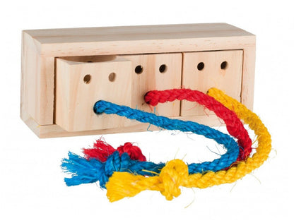 Trixie Wooden Snack Cube Game Small Animals & Birds