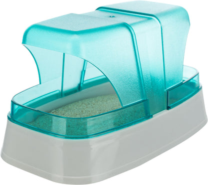 Trixie Mice & Hamster Plastic Sand Bath Blue 17 x 10 x 10cm